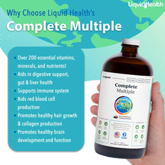 LIQUIDHEALTH Complete pouring shot shows easy two-tablespoon serving