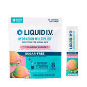 Liquid I.V. Rainbow Sherbet hydration packet for on-the-go electrolytes.