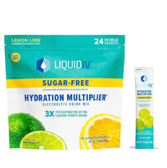 Liquid I.V. Sugar-Free Hydration Multiplier Lemon Lime stick for on-the-go hydration