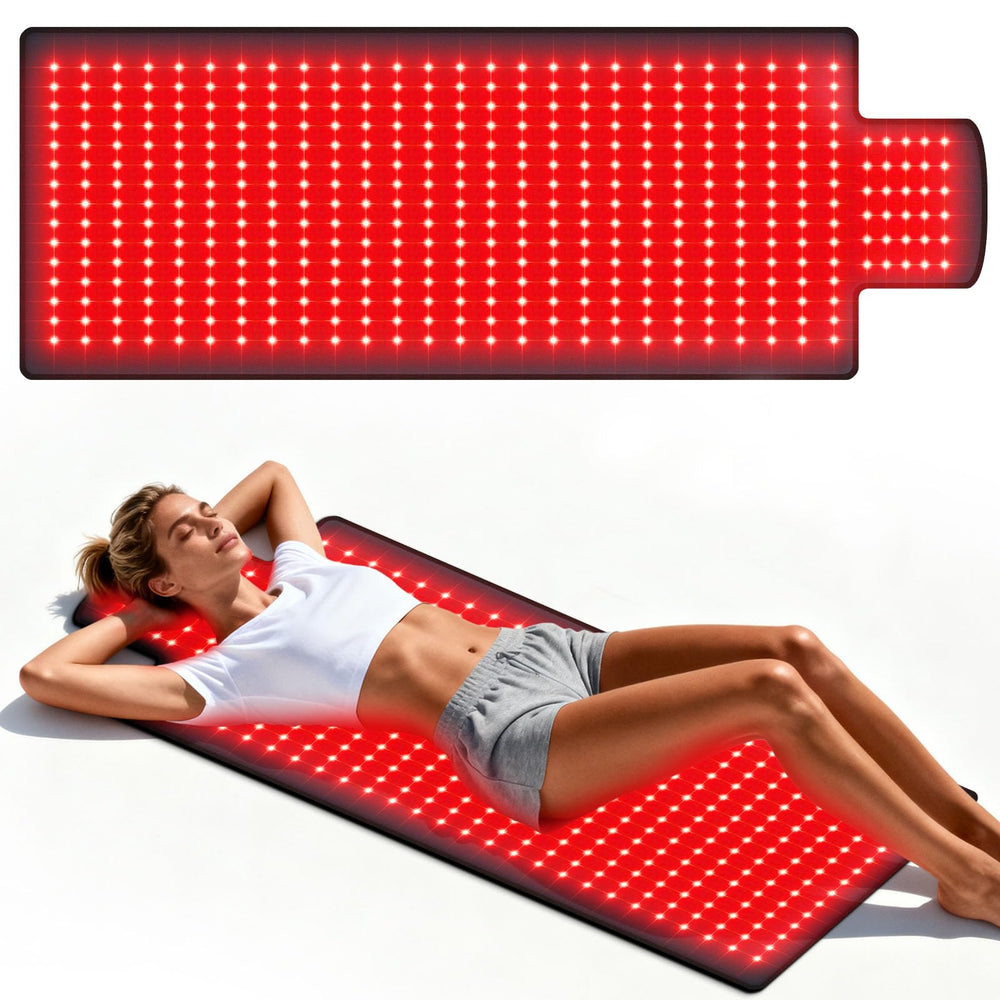 LITDUCK Red Light Therapy Mat delivers full-body coverage for relaxing sessions at home.