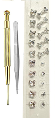 Litelogy ear seeds kit with adhesive pads for gentle, needle-free relaxation at home