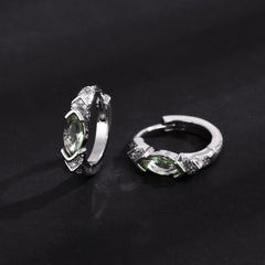 LIU JUN acupuncture Germanium earring features a calm, wellness-forward design.