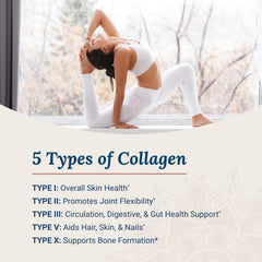 Serving spoon with Beyond Collagen powder suggests easy daily use and mixing.
