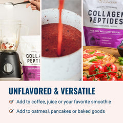 Live Conscious Collagen Smoothie idea with powder added for a nourishing start.
