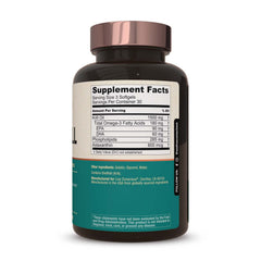 Live Conscious KrillWell omega-3 doses highlight EPA and DHA absorption.