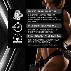 LIVE LGNDRY LABS creatine monohydrate powder dissolving in water for quick shake.