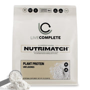 LiveComplete NutriMatch unflavored bag front with clean protein source