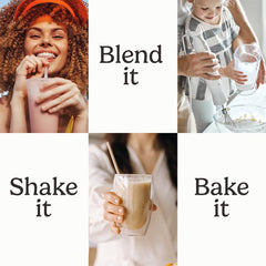 Ingredients panel of NutriMatch Vanilla showing seven plant proteins blend