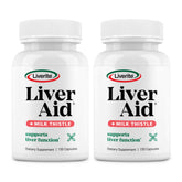 Liverite Liver Aid bottle-front showing milk thistle support for daily energy