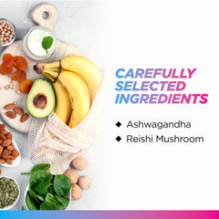 Livingood Daily Stress Support capsules close-up for mood support