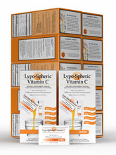 LivOn Liposomal Vitamin C packet open for on-the-go immune support