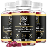 LIVORKA Alpha Bites 3-pack bottle front for convenient daily energy
