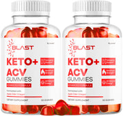 LIVORKA Blast Keto ACV front packaging showing two-bottle set and label benefits