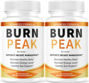 LIVORKA Burn Peak capsules bottle front for daily wellness support.