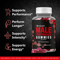 LIVORKA CoreSpark Gummies bottle close-up showing maximum strength support