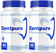 LIVORKA Dentpure bottle with capsules for daily oral probiotic support.