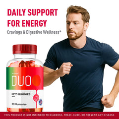LIVORKA Duo Keto ACV Gummies close-up shows chewy texture and flavor.