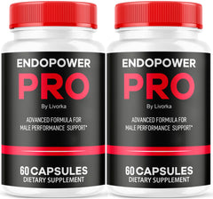 LIVORKA Endopower Pro pills bottle ready for daily use with clear labeling.