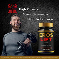 Three-pack LIVORKA Eros Lift packaging highlights a three-month wellness supply.