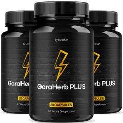 LIVORKA GaraHerb Plus bottle front promotes daily vitality with a herbal blend