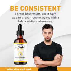 LIVORKA Ginger Slim Drops amber bottle with natural ginger imagery suggesting authenticity.