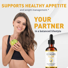 LIVORKA Ginger Slim Drops pour with dropper for convenient, precise dosing.
