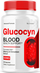 LIVORKA Glucocyn bottle front for daily energy support.