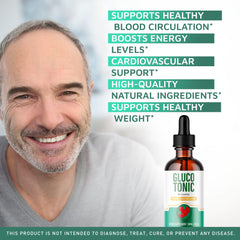 LIVORKA GlucoTonic Drops pour for easy daily dosage.