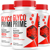LIVORKA Glyco Prime three-pack front view for convenient daily wellness support.