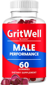 LIVORKA GritWell Gummies bottle sits on the counter signaling daily wellness
