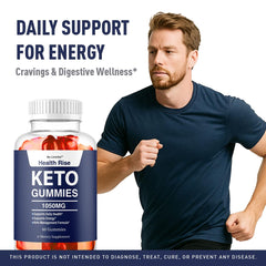 LIVORKA Health Rise Keto ACV Gummies apple flavor ideal for everyday snacking.