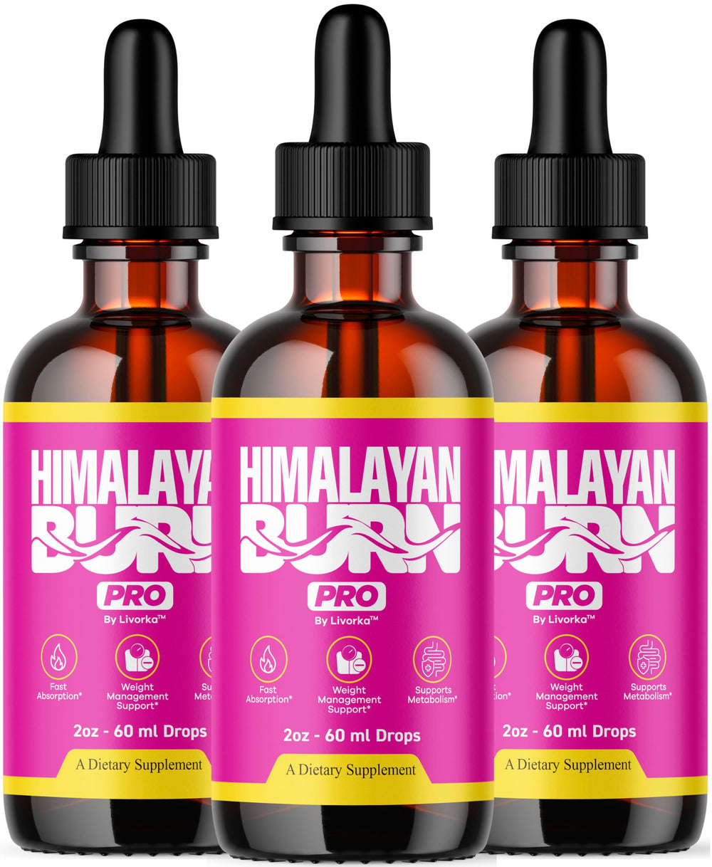 LIVORKA Himalayan Burn Pro Drops bottle for daily wellness support.