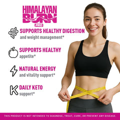 Himalayan Burn Pro Gummies closeup highlights chewy texture for easy daily use.