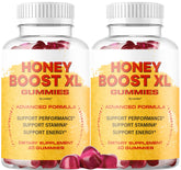 LIVORKA Honey Boost XL Gummies bottle-front, premium men’s wellness product.