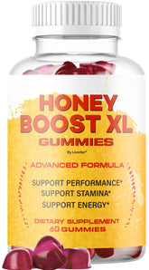 LIVORKA Honey Boost XL Gummies bottle front for daily wellness support.