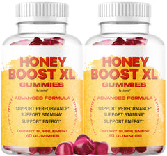 LIVORKA Honey Boost XL Gummies bottle-front, premium men’s wellness product.