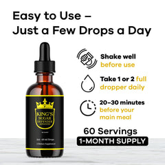 LIVORKA Kings Sugar Defender ingredients highlight natural components.
