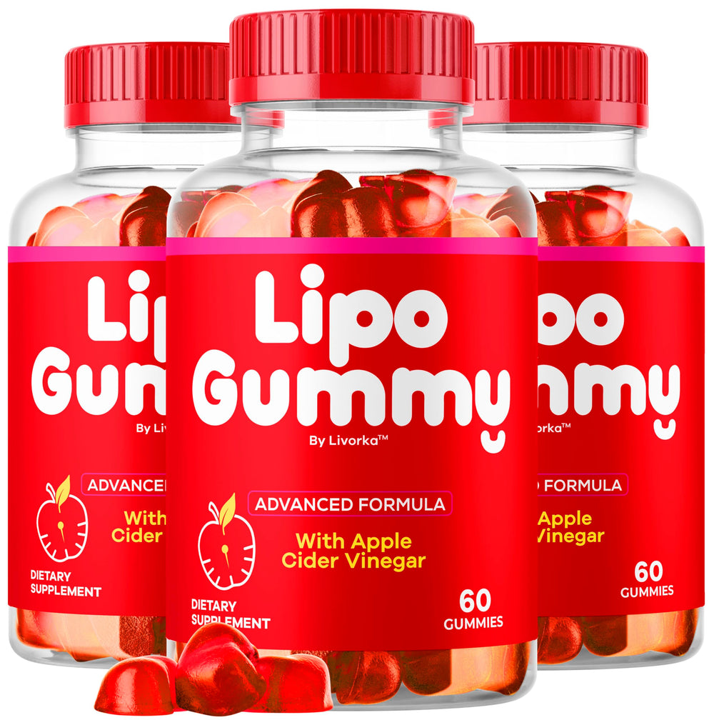 LIVORKA LipoGummy bottle front for daily wellness support.