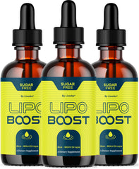 LIVORKA LipoBoost Drops 3-pack front view for daily wellness convenience