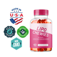 LIVORKA Lipogummies close-up of apple cider vinegar flavor