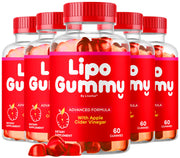 LIVORKA LipoGummy bottle front view showing a convenient daily wellness gummy