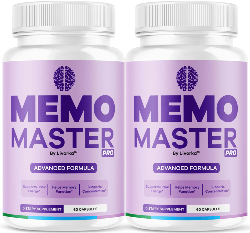 LIVORKA Memo Master Pro bottle front shows daily memory support.