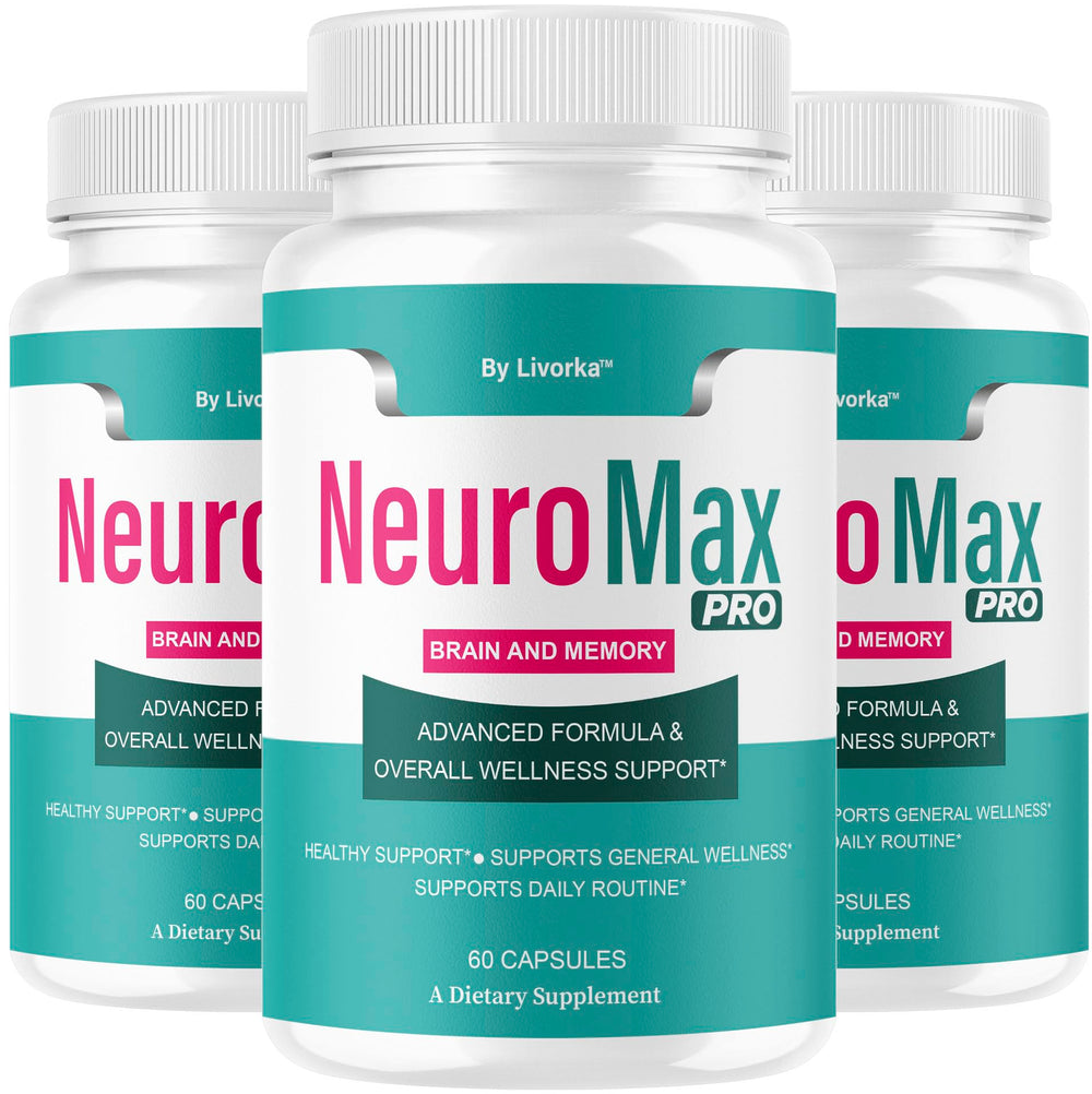 LIVORKA Neuromax Pro bottle for daily focus support in a sleek container