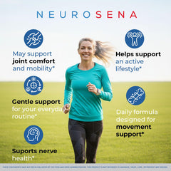 LIVORKA NeuroSena 3-pack display highlighting three-month supply for convenience