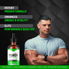 LIVORKA Power Drops Pro label close-up highlighting the advanced formula.