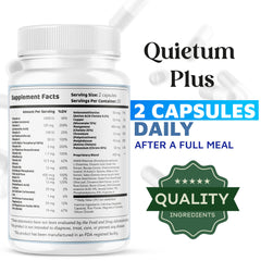 LIVORKA Quietum Plus natural ingredient blend suggesting gentle daily support