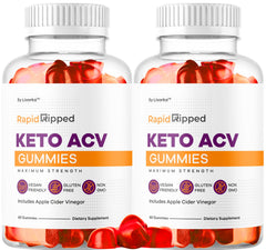 LIVORKA Rapid Ripped Keto ACV Gummies bottle front for keto lifestyle support.