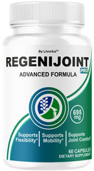 LIVORKA RegeniJoint bottle front showing dependable packaging.