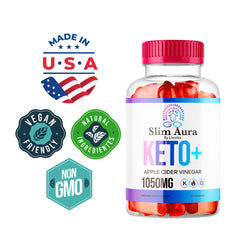 LIVORKA Slim Aura Apple Cider Vinegar label emphasizes natural ingredients.