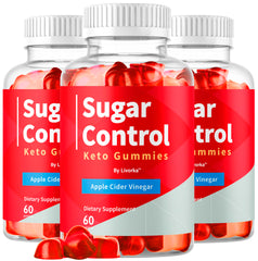 LIVORKA SugarControl Gummies bottle with three-pack offer for daily use.